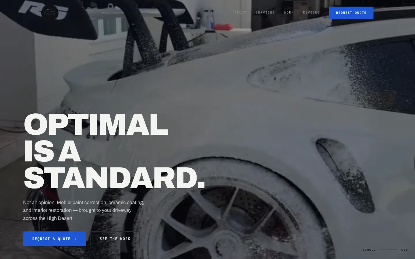 Optimal Details Automotive website